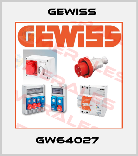 GW64027  Gewiss