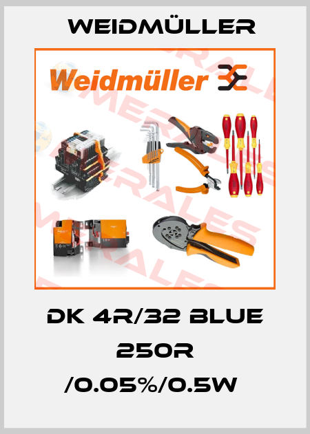 DK 4R/32 BLUE 250R /0.05%/0.5W  Weidmüller