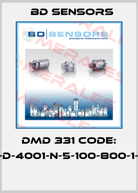 DMD 331 CODE: 730-D-4001-N-5-100-800-1-000  Bd Sensors