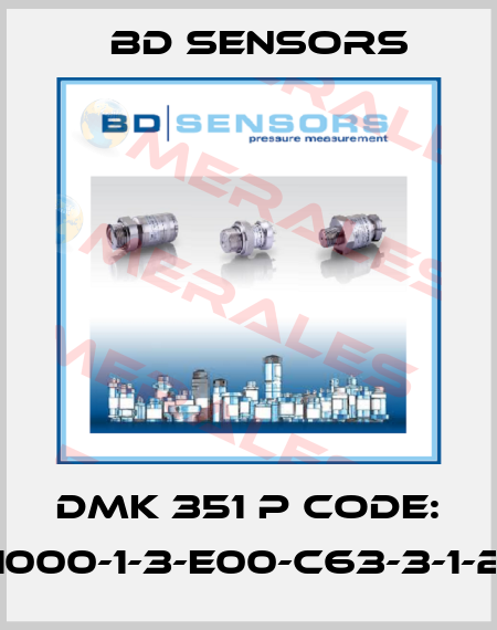 DMK 351 P Code: 295-1000-1-3-E00-C63-3-1-2-000 Bd Sensors