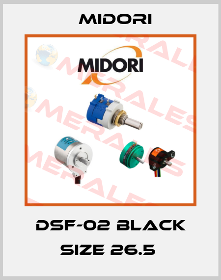 DSF-02 BLACK SIZE 26.5  Midori
