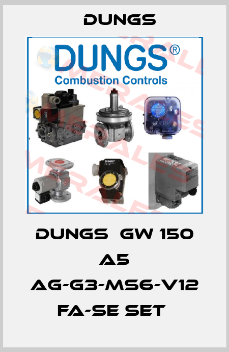 DUNGS  GW 150 A5 AG-G3-MS6-V12 FA-SE SET  Dungs