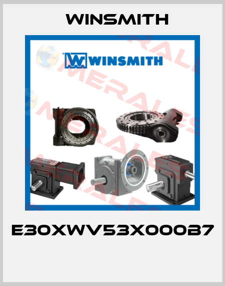 E30XWV53X000B7  Winsmith
