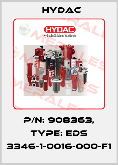 P/N: 908363, Type: EDS 3346-1-0016-000-F1 Hydac