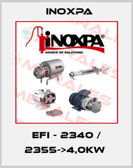 EFI - 2340 / 2355->4,0KW  Inoxpa