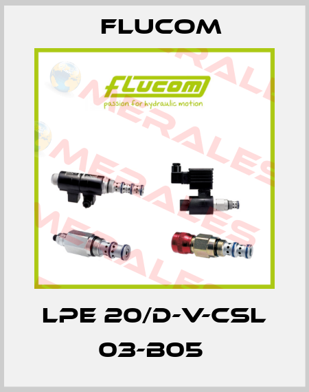 LPE 20/D-V-CSL 03-B05  Flucom