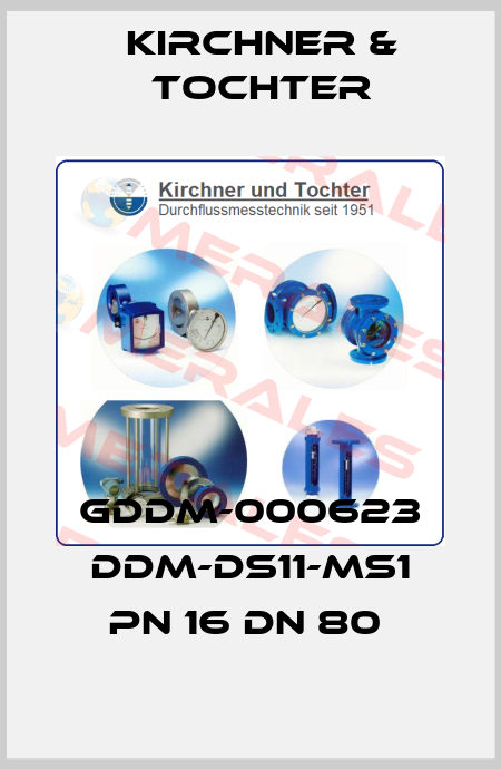 GDDM-000623 DDM-DS11-MS1 PN 16 DN 80  Kirchner & Tochter