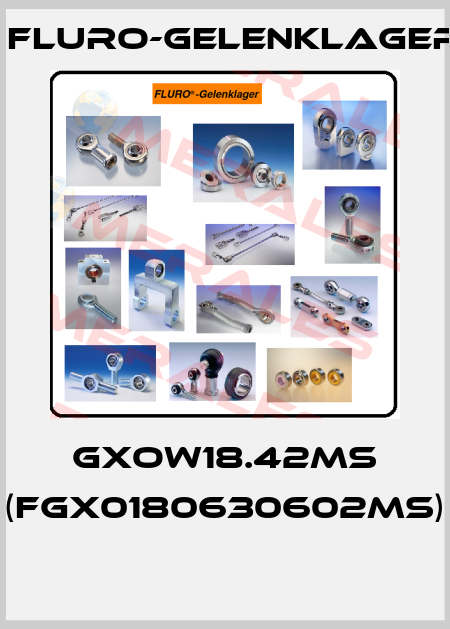 GXOW18.42MS (FGX0180630602MS)  FLURO-Gelenklager