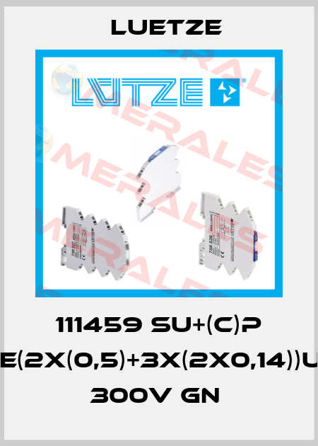 111459 SU+(C)P SE(2X(0,5)+3X(2X0,14))UL 300V GN  Luetze