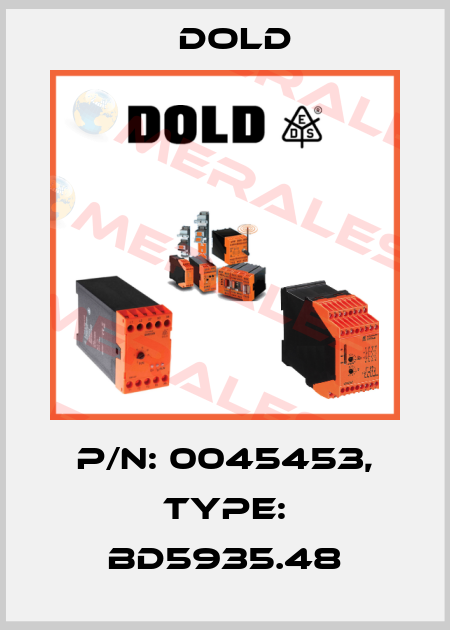 p/n: 0045453, Type: BD5935.48 Dold