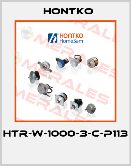 HTR-W-1000-3-C-P113  Hontko