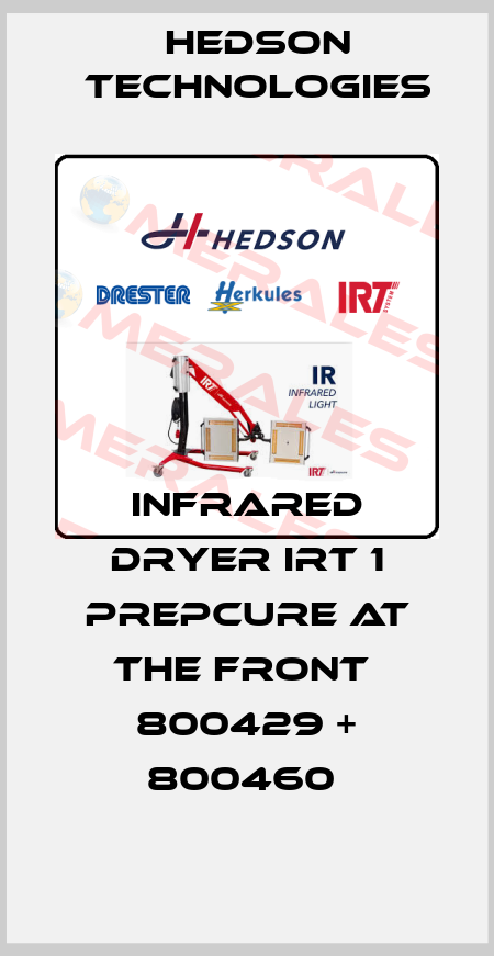 INFRARED DRYER IRT 1 PREPCURE AT THE FRONT  800429 + 800460  Hedson Technologies