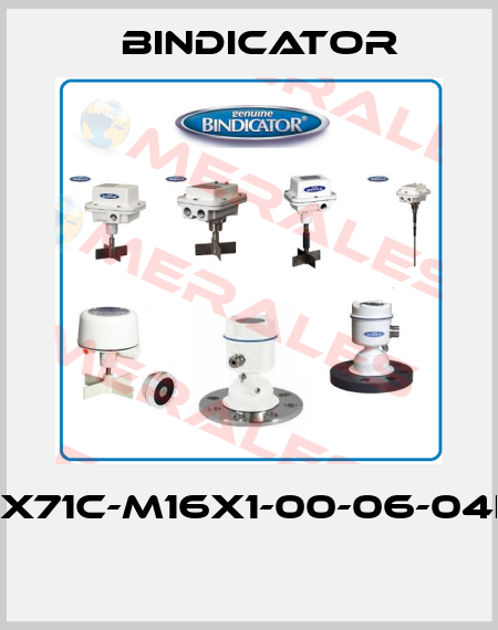 JX71C-M16X1-00-06-04K  Bindicator