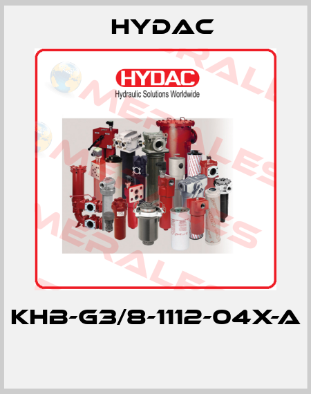 KHB-G3/8-1112-04X-A  Hydac