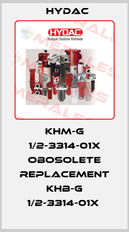 KHM-G 1/2-3314-01X obosolete replacement KHB-G 1/2-3314-01X  Hydac