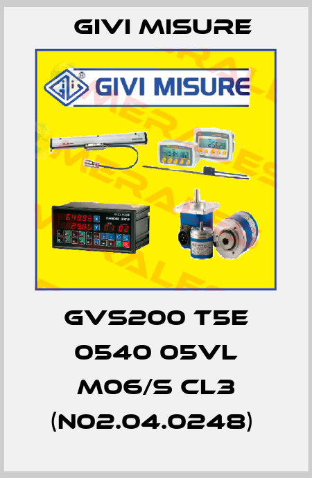 GVS200 T5E 0540 05VL M06/S CL3 (N02.04.0248)  Givi Misure