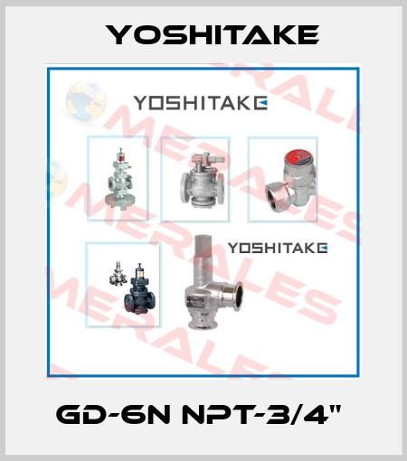 GD-6N NPT-3/4"  Yoshitake