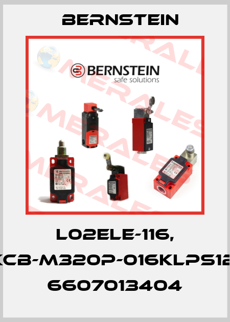 L02ELE-116, KCB-M320P-016KLPS12, 6607013404 Bernstein