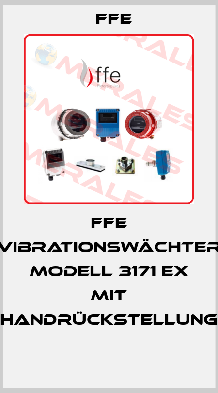 FFE Vibrationswächter Modell 3171 EX mit Handrückstellung  Ffe