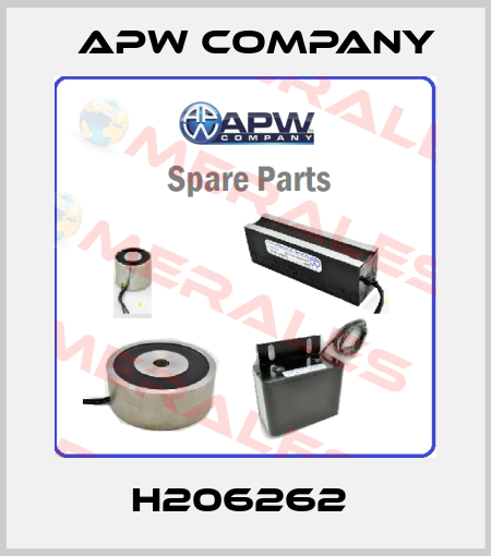 H206262  Apw Company