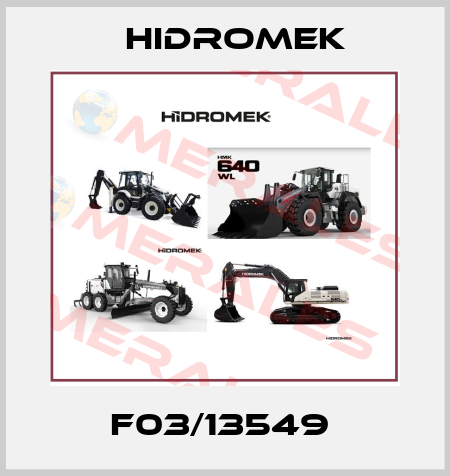 F03/13549  Hidromek