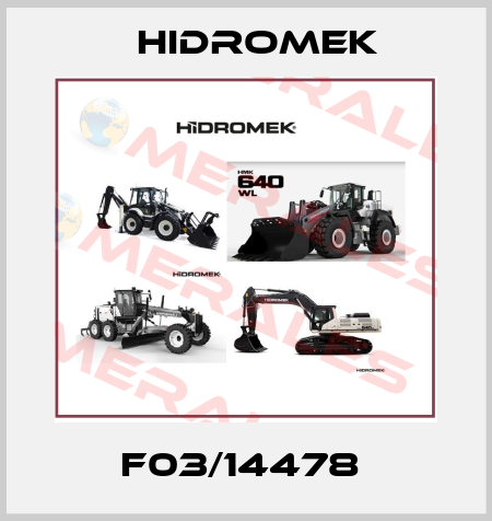 F03/14478  Hidromek