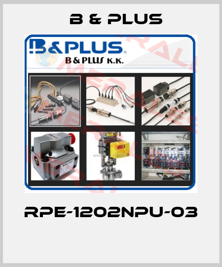 RPE-1202NPU-03  B & PLUS