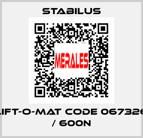 LIFT-O-MAT CODE 067326 / 600N Stabilus