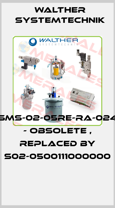 SMS-02-05RE-RA-024 - obsolete , replaced by S02-0500111000000  Walther Systemtechnik