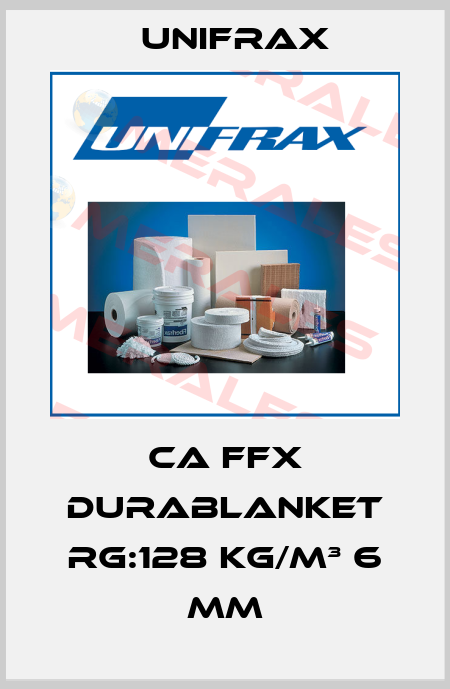 CA FFX DURABLANKET RG:128 KG/M³ 6 MM Unifrax