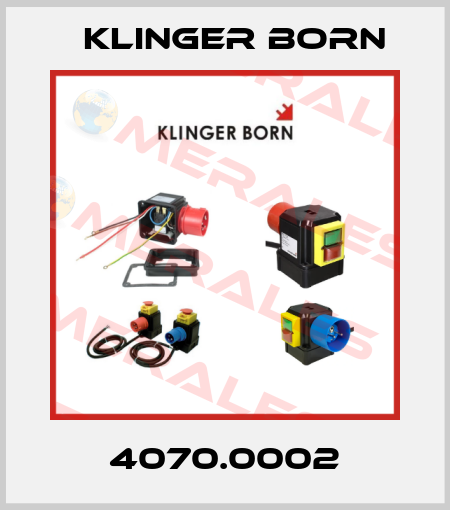 4070.0002 Klinger Born