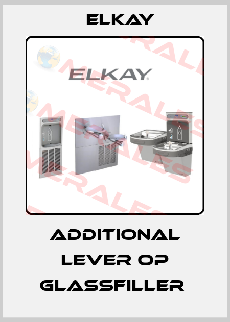 Additional lever op glassfiller  Elkay