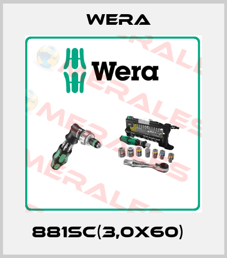 881SC(3,0X60)   Wera
