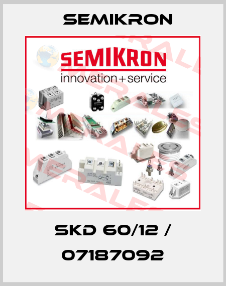 SKD 60/12 / 07187092 Semikron