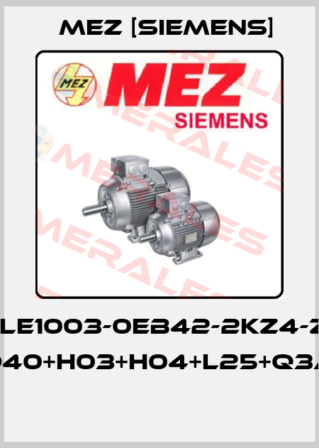 1LE1003-0EB42-2KZ4-Z D40+H03+H04+L25+Q3A  MEZ [Siemens]