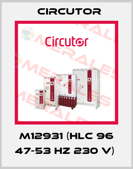 M12931 (HLC 96 47-53 Hz 230 V)  Circutor
