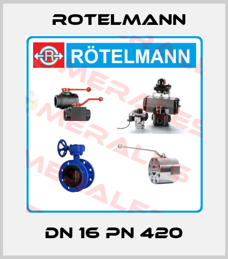 DN 16 PN 420 Rotelmann