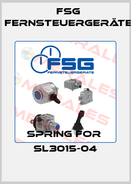spring for  SL3015-04 FSG Fernsteuergeräte