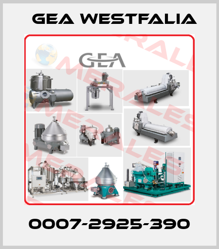 0007-2925-390 Gea Westfalia