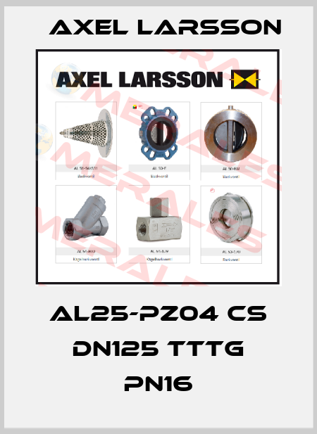 AL25-PZ04 CS DN125 TTTG PN16 AXEL LARSSON
