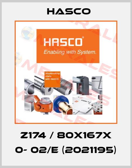Z174 / 80x167x 0- 02/E (2021195) Hasco