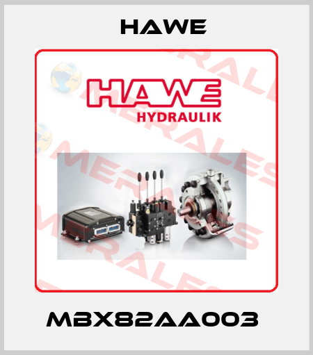 MBX82AA003  Hawe