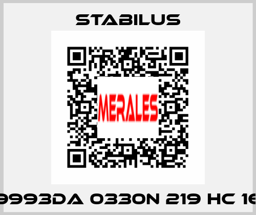 9993DA 0330N 219 HC 16 Stabilus