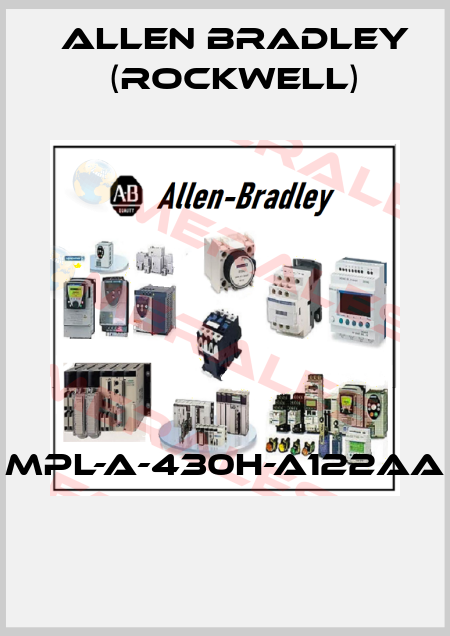 MPL-A-430H-A122AA  Allen Bradley (Rockwell)