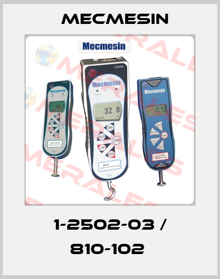 1-2502-03 / 810-102  Mecmesin