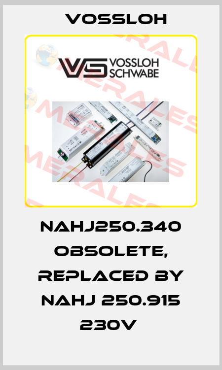 NAHJ250.340 Obsolete, replaced by NAHJ 250.915 230V  Vossloh