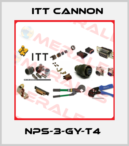NPS-3-GY-T4  Itt Cannon