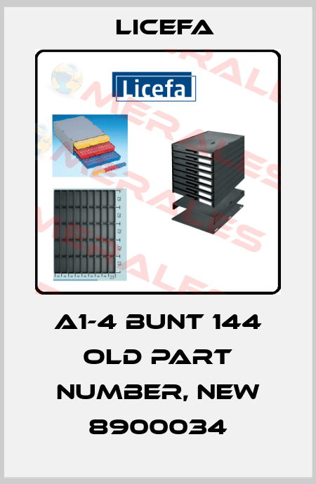 A1-4 BUNT 144 old part number, new 8900034 licefa
