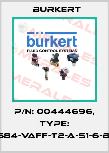 P/N: 00444696, Type: 8400-GS84-VAFF-T2-A-S1-6-BCV/DC-8 Burkert