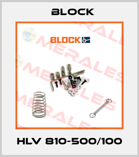 HLV 810-500/100 Block